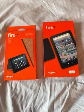Amazon Fire 7 Tablet with Cover (16 GB)